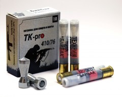 Патрон Техкрим 410х76 пуля Байбак (цинк), 9г. калиберная